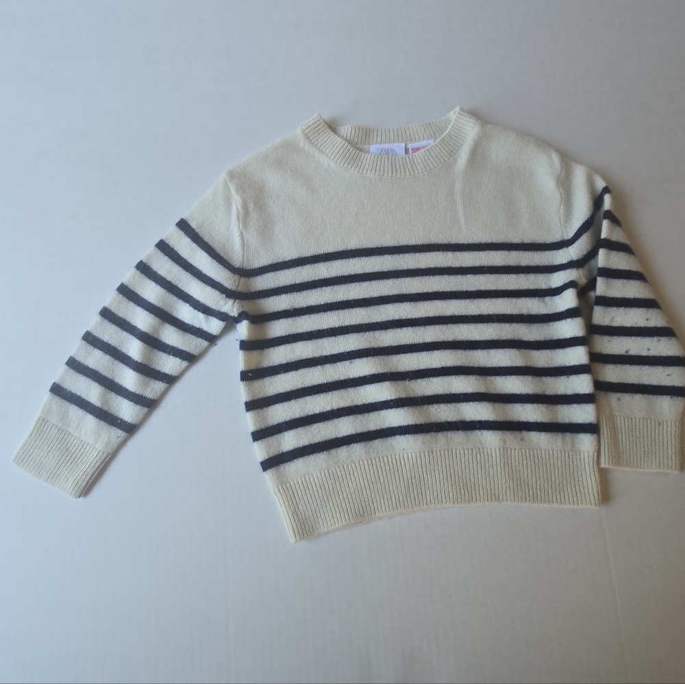 Toddler Zara Cream Knit Sweater Size 12-18 months